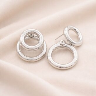 Σκουλαρίκια διπλός κρίκος