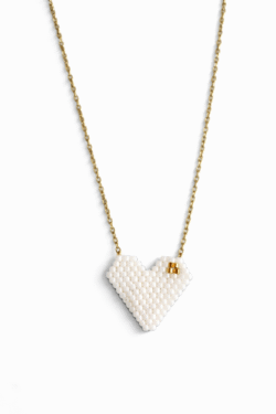 ΧΕΙΡΟΠΟΙΗΤΟ ΚΟΛΙΕ ΚΑΡΔΙΑ ΜΕ ΧΑΝΤΡΕΣ MIYUKI ΣΕ ΧΡΥΣΗ ΑΛΥΣΙΔΑ