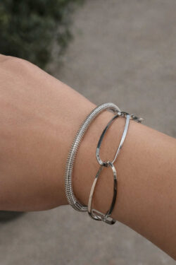 ΣΕΤ 2 ΓΥΝΑΙΚΕΙΩΝ ΑΤΣΑΛΙΝΩΝ ΒΡΑΧΙΟΛΙΩΝ ΣΕ ΑΣΗΜΙ ΑΠΟΧΡΩΣΗ