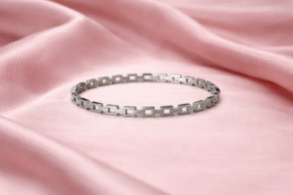 ΧΕΙΡΟΠΕΔΑ ΑΛΥΣΙΔΑ ΜΕ ΓΕΩΜΕΤΡΙΚΟΥΣ ΚΡΙΚΟΥΣ ΣΕ ΑΣΗΜΙ – MODERN MINIMAL STYLE