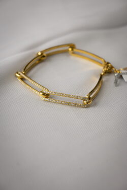 ΒΡΑΧΙΟΛΙ ΑΛΥΣΙΔΑ ΜΕ ΣΤΡΑΣ ΑΠΟ ΑΤΣΑΛΙ ΧΡΥΣΟ