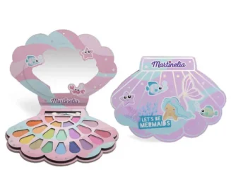 MARTINELIA LET’S BE MERMAIDS PALETTE – ΠΑΙΔΙΚΗ ΠΑΛΕΤΑ ΜΑΚΙΓΙΑΖ ΣΕ ΣΧΗΜΑ ΚΟΧΥΛΙ