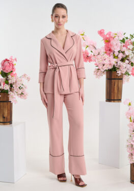 ΣΕΤ ΣΑΚΑΚΙ & ΠΑΝΤΕΛΟΝΑ NUDE ΜΕ ΖΩΝΗ BRIGITTE BOUTIQUE S/M 1.01.19.18