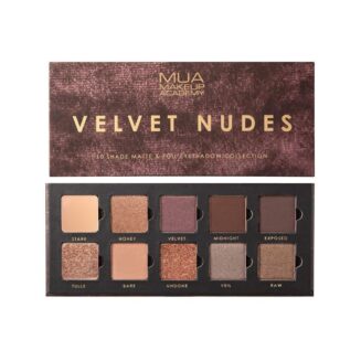MUA 10 SHADE EYE PALETTE VELVET NUDES