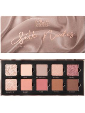 MUA SILK NUDES ΠΑΛΕΤΑ ΣΚΙΩΝ ΜΑΤΙΩΝ 10 ΑΠΟΧΡΩΣΕΩΝ