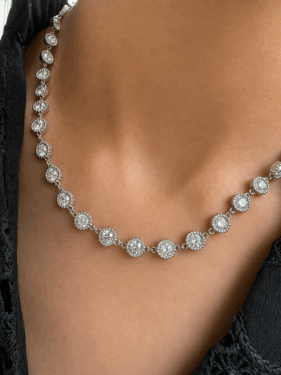 ΑΣΗΜΙ ΚΟΛΙΕ ΜΕ ΣΤΡΟΓΓΥΛΕΣ ΠΕΤΡΕΣ & ΛΑΜΨΗ ZIRCON