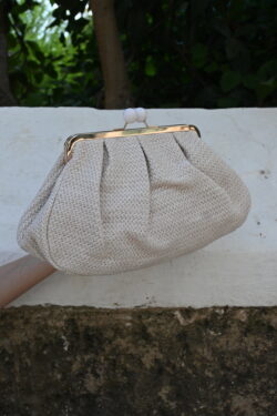 ΨΑΘΙΝΟ CLUTCH ΜΕ ΑΛΥΣΙΔΑ ΕΚΡΟΥ