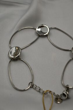 ΑΤΣΑΛΙΝΟ ΒΡΑΧΙΟΛΙ ΒΡΑΧΙΟΛΙ SILVER ME ΟΒΑΛ ΣΧΕΔΙΟ