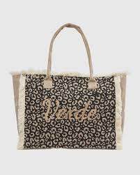 ΓΥΝΑΙΚΕΙΑ ΤΣΑΝΤΑ ΘΑΛΑΣΣΗΣ VERDE LEOPARD NATURAL