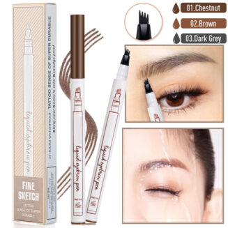 RO-RO TATTOO BROW MICRO PEN TINT 24H - MΟΛΥΒΙ ΦΡΥΔΙΩΝ MICROBLADING EFFECT