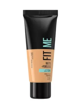 MAYBELLINE FIT ME MATTE + PORELESS FOUNDATION 220 NATURAL BEIGE 30ML