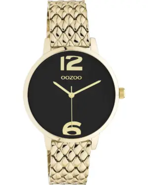 OOZOO ΓΥΝΑΙΚΕΙΟ ΡΟΛΟΪ C11023 GOLD BLACK
