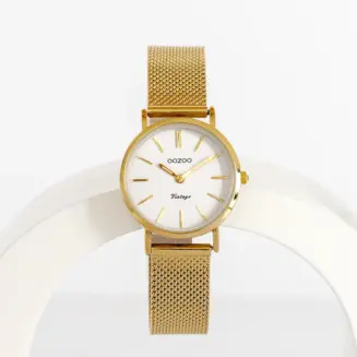 OOZOO ΓΥΝΑΙΚΕΙΟ ΡΟΛΟΪ C20231 GOLD WHITE MESH