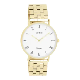 OOZOO ΓΥΝΑΙΚΕΙΟ ΡΟΛΟΪ C20369 GOLD WHITE VINTAGE