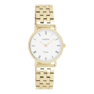 OOZOO ΓΥΝΑΙΚΕΙΟ ΡΟΛΟΪ C20376 GOLD WHITE VINTAGE