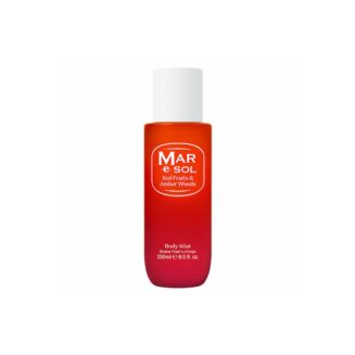 MAR E SOL RED FRUITS & AMBER WOODS BODY MIST 250ML – BODY MIST ΜΕ ΚΟΚΚΙΝΑ ΦΡΟΥΤΑ & ΚΕΧΡΙΜΠΑΡΙ