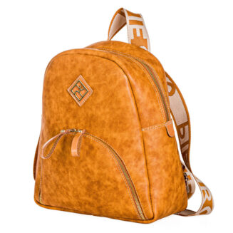 PIERRO ACCESSORIES – ΓΥΝΑΙΚΕΙΟ ΣΑΚΙΔΙΟ ΠΛΑΤΗΣ ΣΕ CAMEL ΧΡΩΜΑ